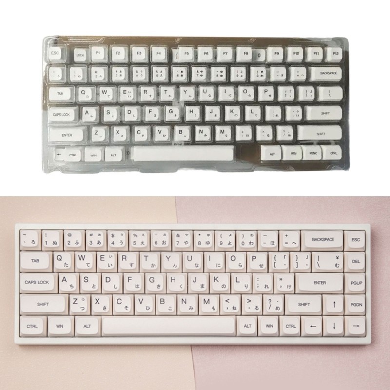 BTM Minimalist Keycaps 120Keys XDA ความสูง Keycaps ระเหิดสําหรับคีย์บอร์ดเชิงกล