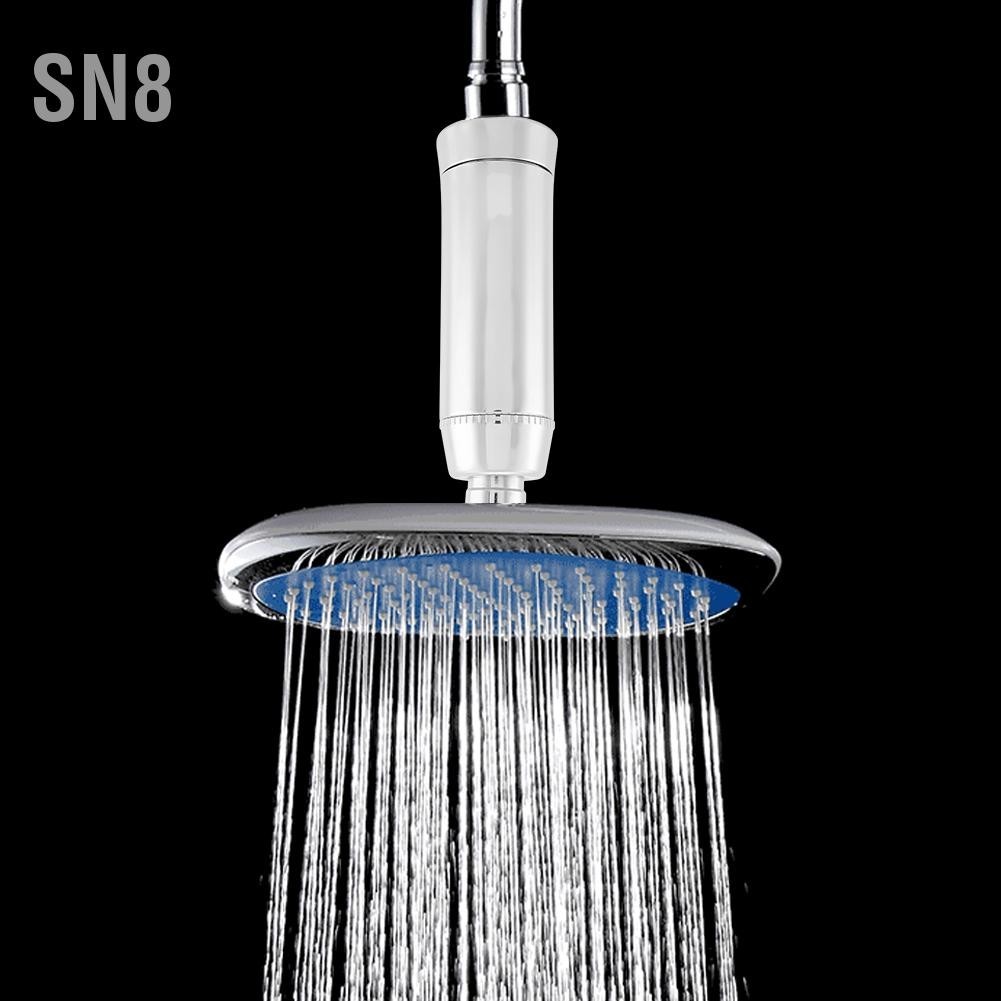 SN8 G1/2 "กรองฝักบัวอาบน้ำอาบน้ำเครื่องกรองน้ำกรองบริสุทธิ์สำหรับห้องน้ำในบ้าน