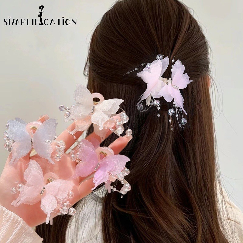 1 ชิ้นฝรั่งเศสโรแมนติก 3D ผีเสื้อกิ๊บเครื่องประดับแฟชั่น