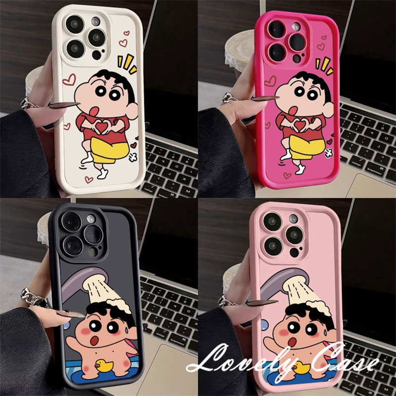สําหรับvivo V30 Y03 Y17s V29 Y27 Y36 Y35 Y16 Y15 Y12 Y11 Y02s Y22s Y15A Y15S Y21s Y20i Y12s Y95 Y93 Y91 Y91 V25i Y91 V25 เครยอนชินจังเคสโทรศัพท์กันกระแทกกันกระแทกกันกระแทกกันกระแทกใหม่