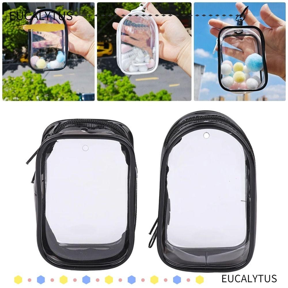 Eutus 1 ชิ้นกล่องจัดระเบียบสายเคเบิล,กล่อง Thicken Storage Pouch,โปร่งใสแบบพกพาตุ๊กตากระเป๋าพวงกุญแจ