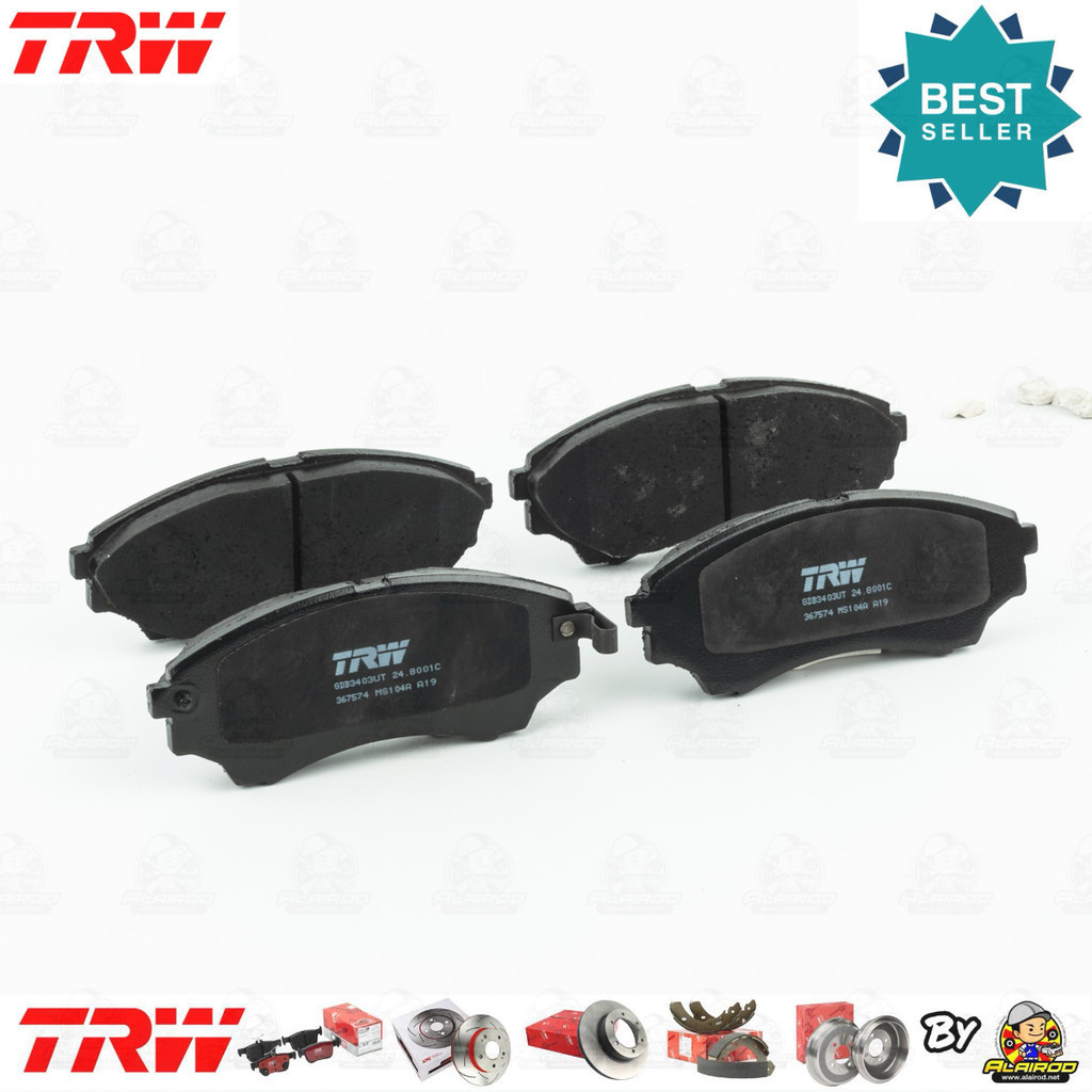 TRW ผ้าเบรคหน้า Mazda BT50 2WD เครื่อง 3000 ปี 2006-2011 เบรค 2 พอท TRW ATEC GD 3403 AT