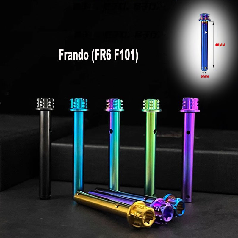 TC4/Gr5 Titanium Alloy Frando (FR6 F101) สลักเกลียวยึดผ้าเบรค caliper pin