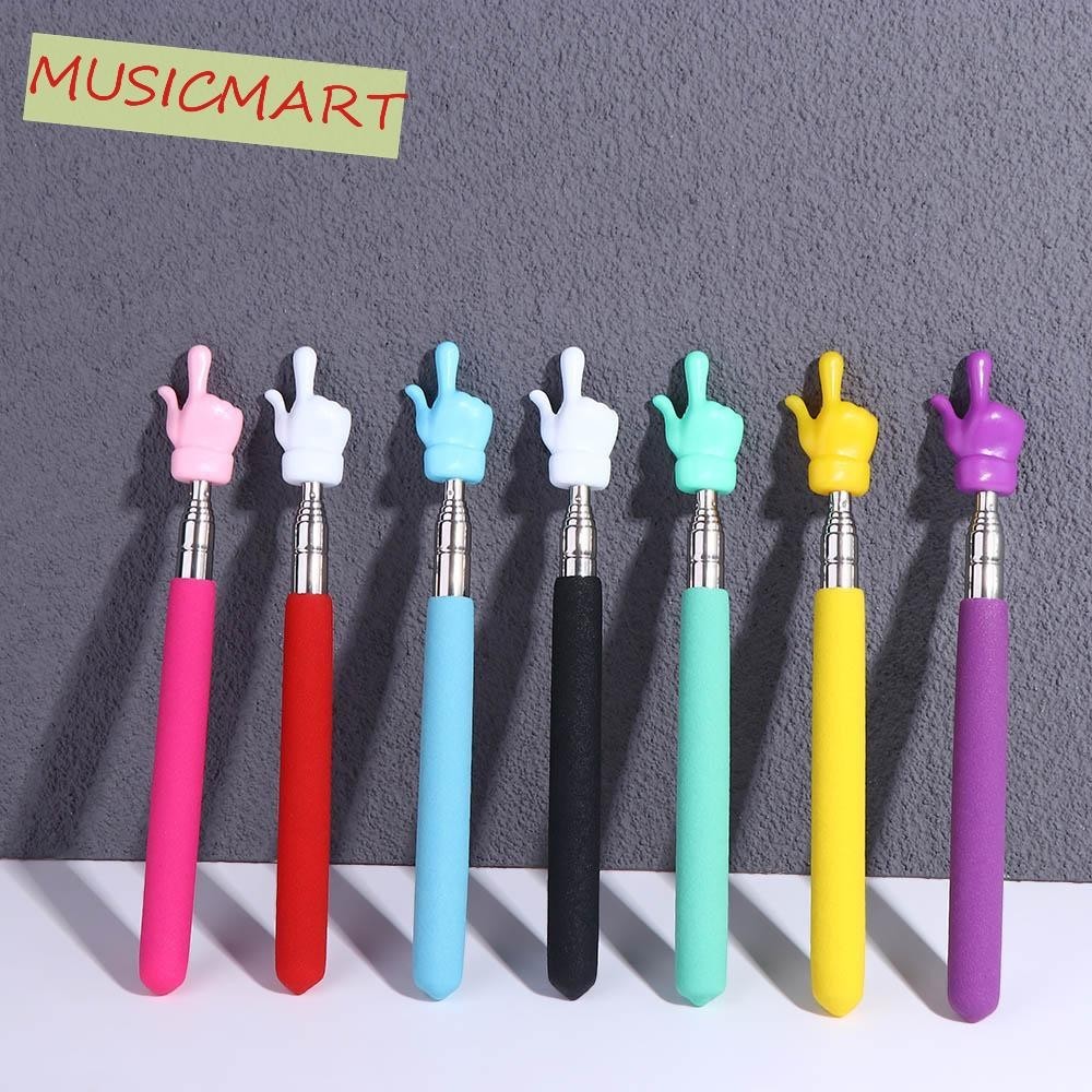 Musicmart ตัวชี้พิเศษของครูโรงเรียนหดคุณภาพสูงกระดานสีขาวชั้นตัวชี้ติดช่วยสอนแท่งอ่านอุปกรณ์ครูคู่มืออ่านนิ้ว