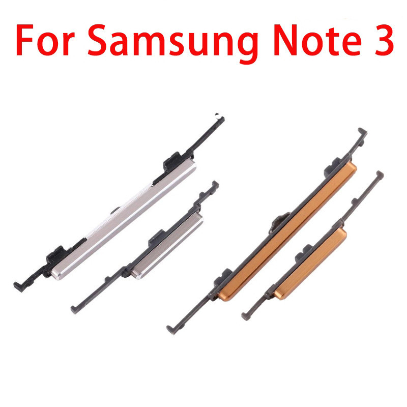สำหรับ Samsung Note 3 ปุ่มเพาเวอร์ + ปุ่มด้านระดับเสียงปุ่มเปลี่ยนชิ้นส่วน