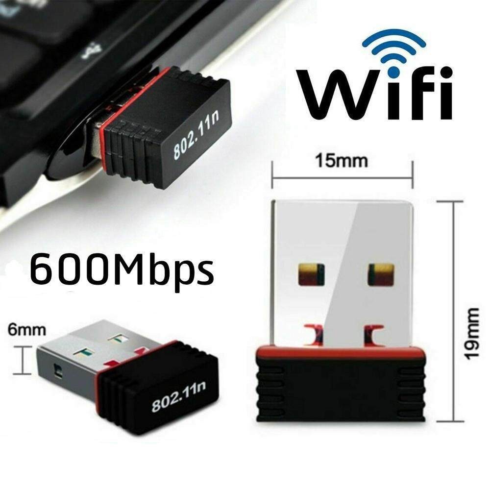 🔥🔥ตัวรับ Wifi 🔥🔥ตัวรับสัญญาณไวไฟ USB WIFI Adapter สำหรับคอมพิวเตอร์ โน้ตบุ๊ค 2.4GHz 802.11N ยูเอสบีรับสัญญาณไวไฟ