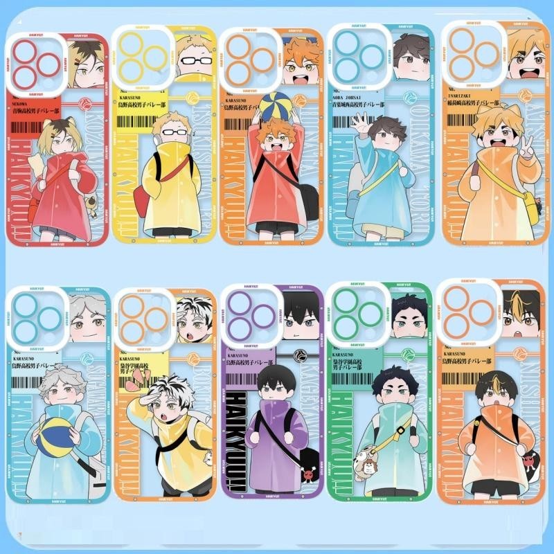 อะนิเมะ Haikyuu ออกแบบปลอกสําหรับ OPPO RENO 11 10 Pro 11F 8 7 6 5 7Z 8Z 2F 2Z แนวโน้มยี่ห้อน่ารักซิลิโคนโปร่งใสเคสโทรศัพท์