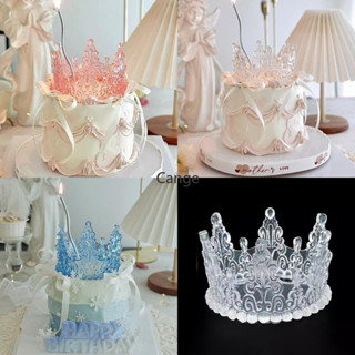 รุ่นใหม่วันแม่คริสตัลราชินีมงกุฎอินสตาแกรมนางฟ้าเค้กตกแต่งเค…