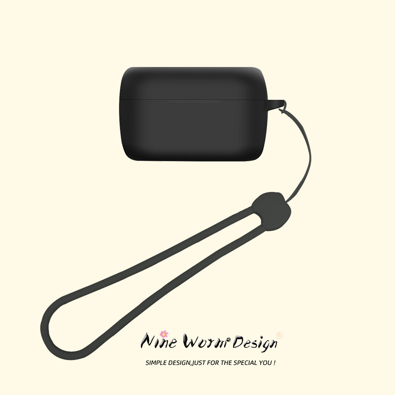 For Jabra Elite 5 Case Jabra Elite 4 Active Silicone Soft Case Cute Silicone Short Lanyard Jabra Eli