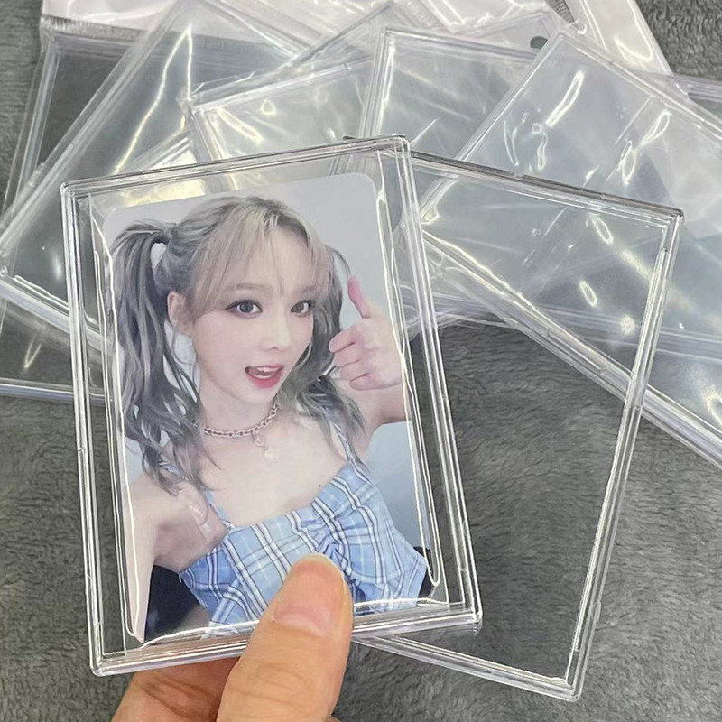 1ชิ้น/3ชิ้นใสกูก้าบัตรอิฐนักเรียน เคป๊อป การ์ดตกแต่งความละเอียดสูงไอดอลภาพบัตรปกตรงกับสําหรับที่เรียบง่ายขาตั้งกล้องยึด