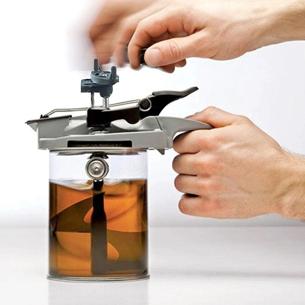 เครื่องผสมฝากระป๋องสี AQUAEDGE, ฝาครอบผสมสีด้าม 1L/4L, ผสม Mate Mess-Free ABS เคลือบสากลผสมสีกวน - รูปที่ 4