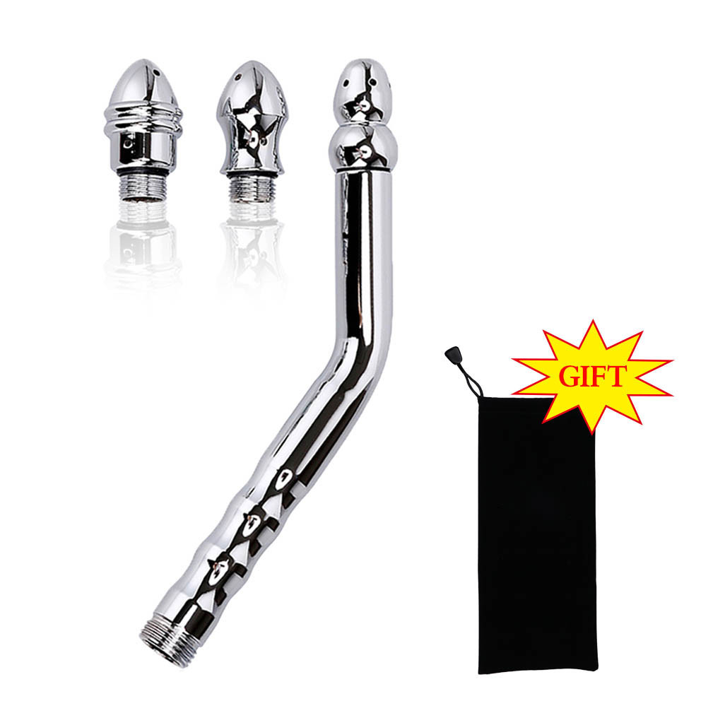 หัวตรง + Elbow Anal Cleaner 3 สไตล์ปลั๊กหัว Colic Douche ระบบทําความสะอาด Bidet Wash เครื่องมือทําความสะอาดร่างกาย