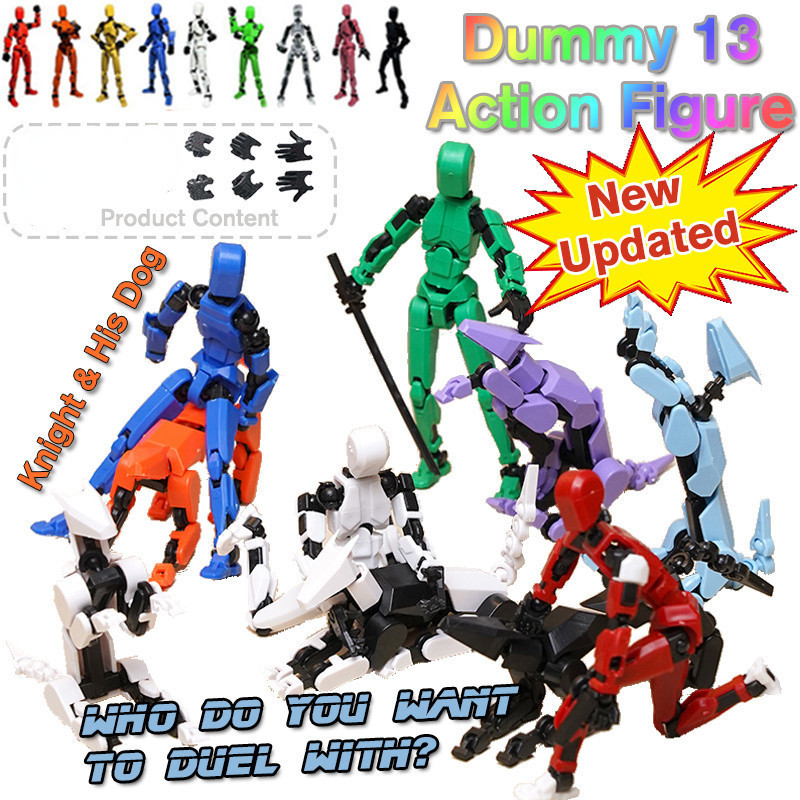 แอ็คชั่นฟิกเกอร์, ตัวปลอม 13, ของเล่นพิมพ์ 3 มิติ, หุ่นยนต์เคลื่อนย้ายได้หลายข้อ, แอ็คชั่นฟิกเกอร์ 13 โชคดี, ของเล่นข้อต่อเคลื่อนย้ายได้, เกมสำหรับเด็กเพื่อการศึกษา, รุ่นอัพเกรด, ของขวัญ Toys