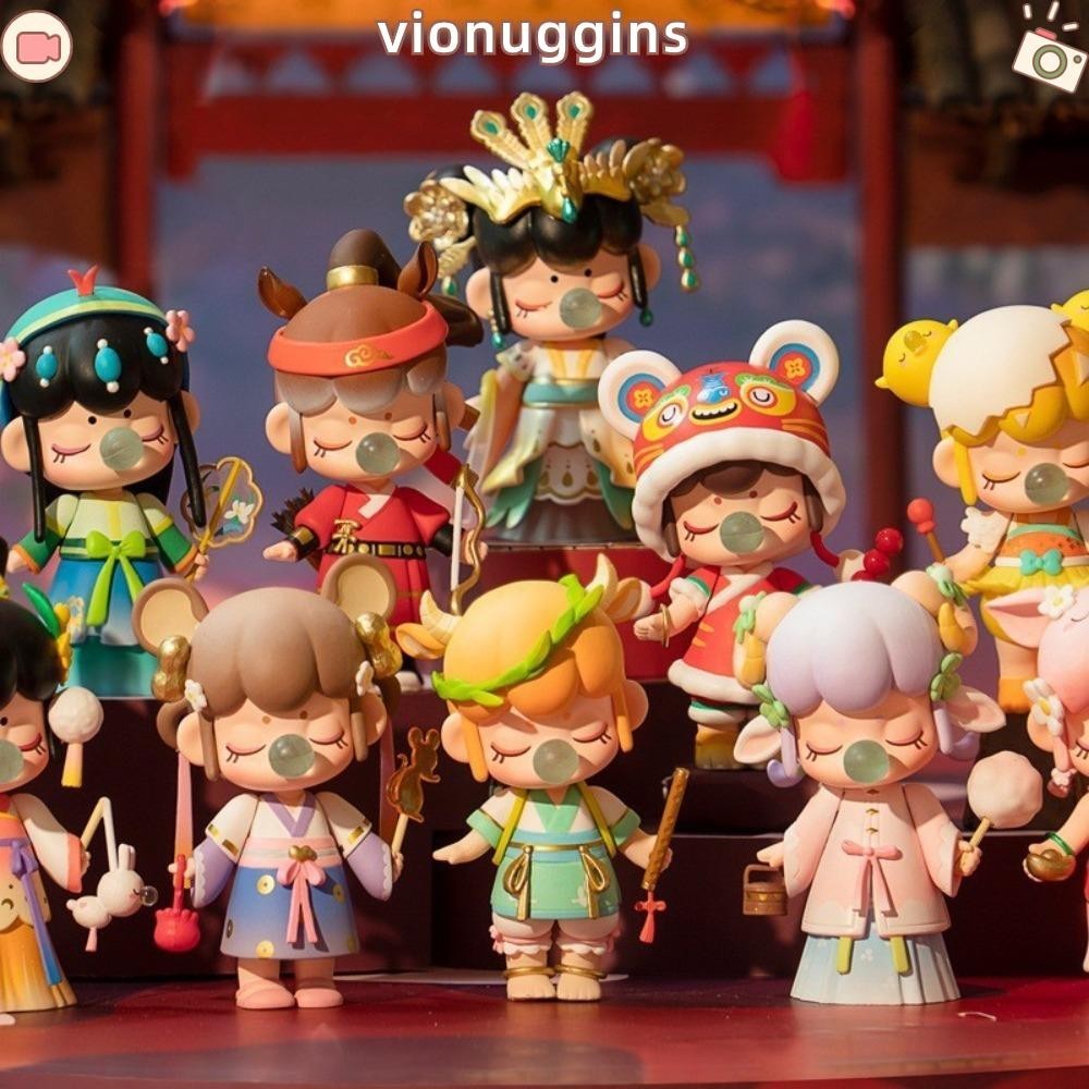 VIONUGGINS 12กล่องตาบอดการ์ตูนการ์ตูนตุ๊กตาประหลาดใจ
