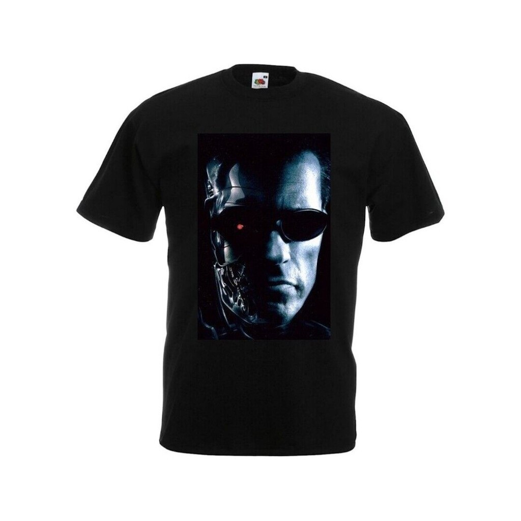 เสื้อยืดผู้ชาย - Terminator - เสื้อเชิ้ต - Arnnold Schwarzenegger