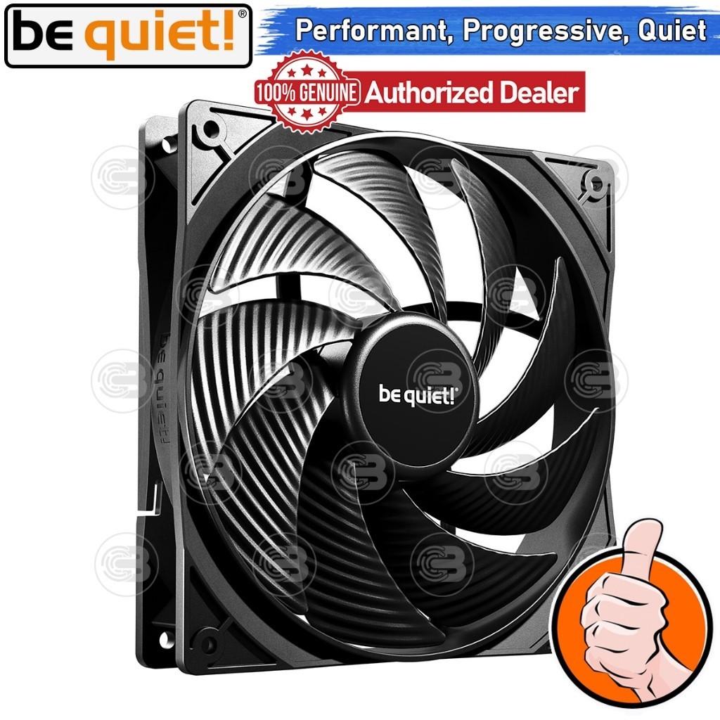[CoolBlasterThai] Be Quiet Pure Wings 3 140 PWM high-speed PC Fan Case (BL109) ประกัน 3 ปี
