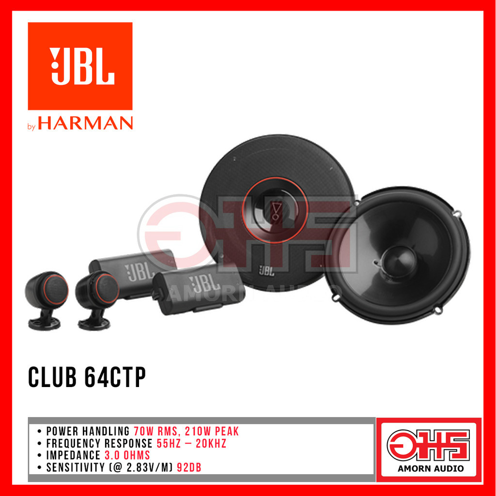JBL Club 64CTP | 70W RMS, 210W peak | AMORN AUDIO