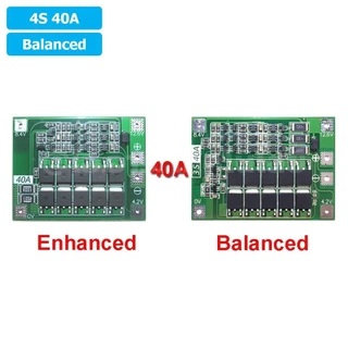 2S/3S/4S/5S/6S/7S 12-60A Standard/Enhanced/Balanced โมดูลชาร์จแบตเตอรี่ BMS 2/3/4-Series 18650 Lithium Battery Protec...