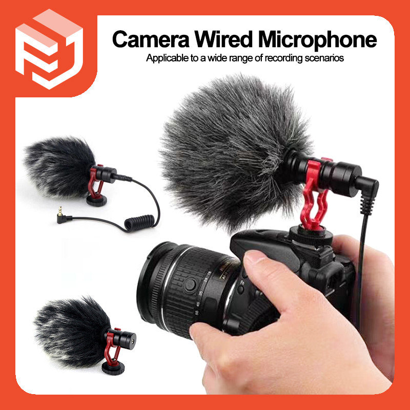 ไมโครโฟนกล้อง DSLR professional Shotgun Condenser Microphone สําหรับกล้องสมาร์ทโฟน PC Tablet
