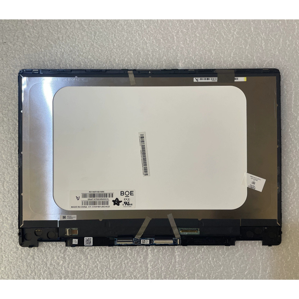 14 นิ้วสําหรับ HP Pavilion x360 Convertible 14-dh 14-dh0000 14-dh1000 NV140FHM-N4K จอแสดงผล LCD Touch Screen Digitizer