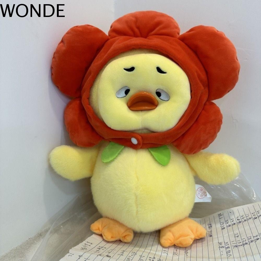 Wonde Annoying เป็ดของเล่นตุ๊กตา,ทํางานดังนั้น Annoying ดอกทานตะวัน Upset Dork ของเล่นตุ๊กตา, เบาะรองนอนเด็กจําลองตุ๊กตาน่ารักเป็ดสีเหลืองตุ๊กตาเด็ก