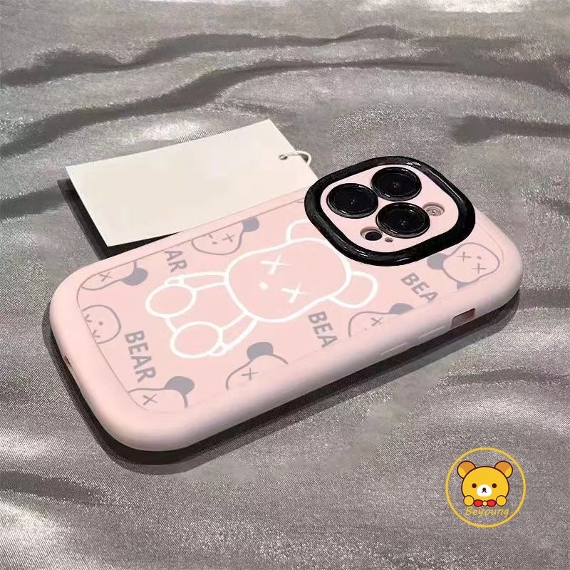 การ์ตูนหมีรุนแรงสําหรับ Vivo V30 V29 Lite V27 V25 V23 V23E V21 V21S V20 Pro 4G 5G S1 Y7s IQOO 12 11 