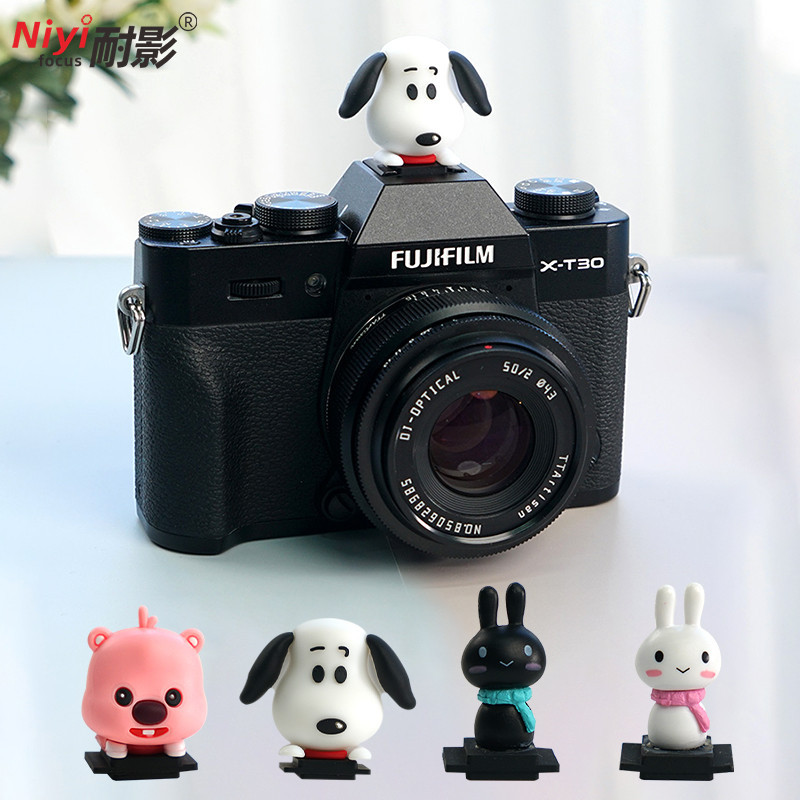 Loopy Snoopy Cartoon ฝาครอบรองเท้าร้อนการ์ตูนแมว SLR กล้อง Mirrorless กระต่ายน่ารักสุนัข HotShoe