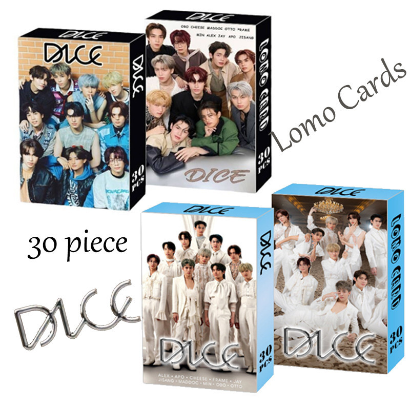 ในสต็อก 30 ชิ้น Dice Debut Showcase การ์ด Lomo การ์ดคอลเลกชันดาว