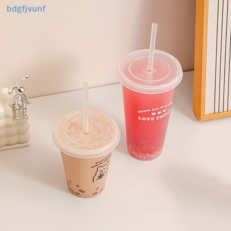 BDGF ขวดน้ำพลาสติกพร้อมฝาและหลอด แบบพกพา thumbnail 7