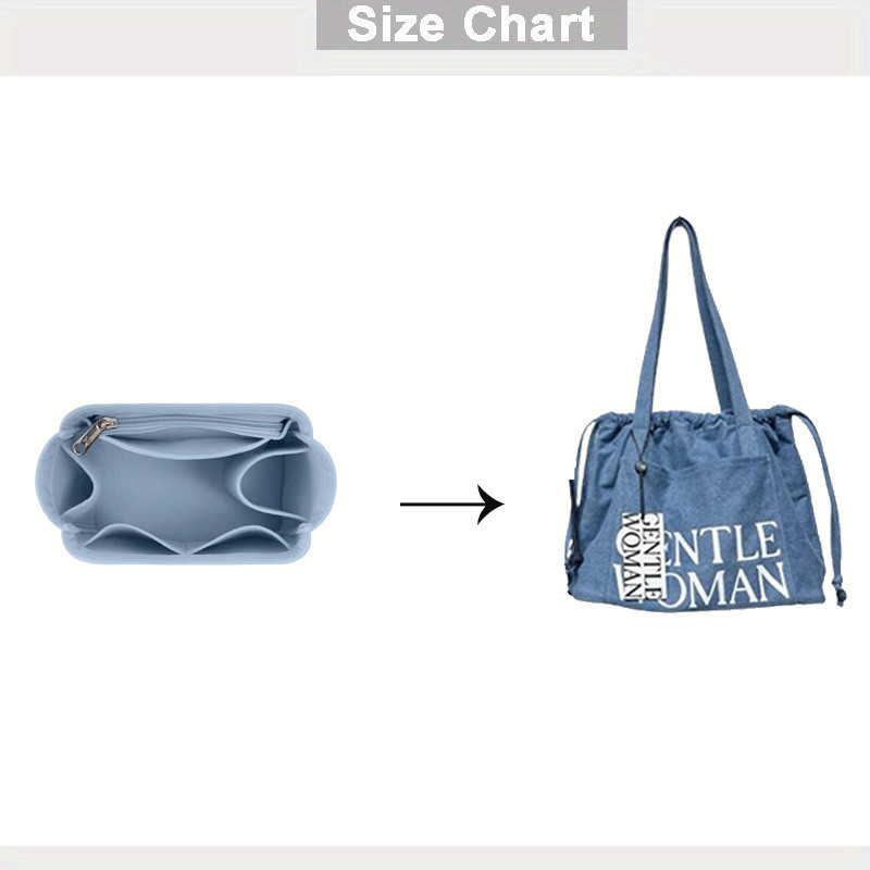 Felt Insert Bag for Gentlewoman COMPASS SWIPE Bag Organizer Liner HandBag