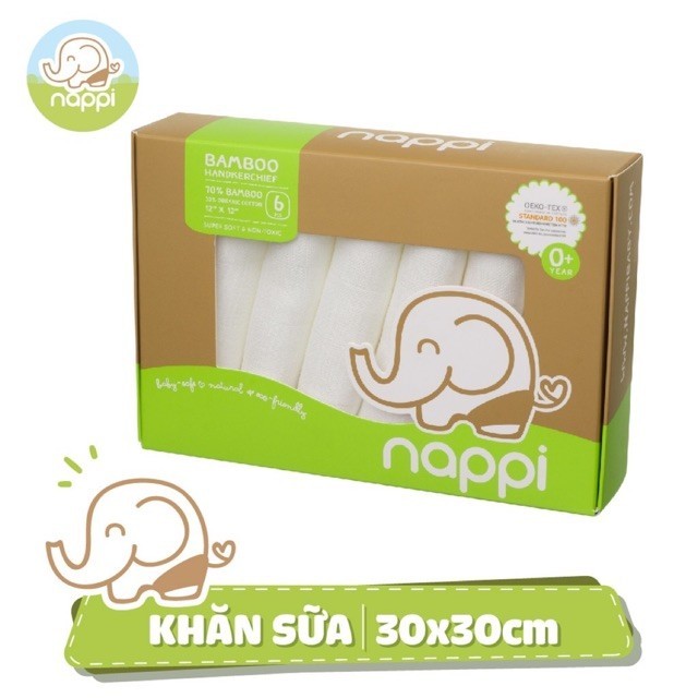 ผ้าเช็ดตัวนมใยไผ่ Nappi - ประเทศไทย
