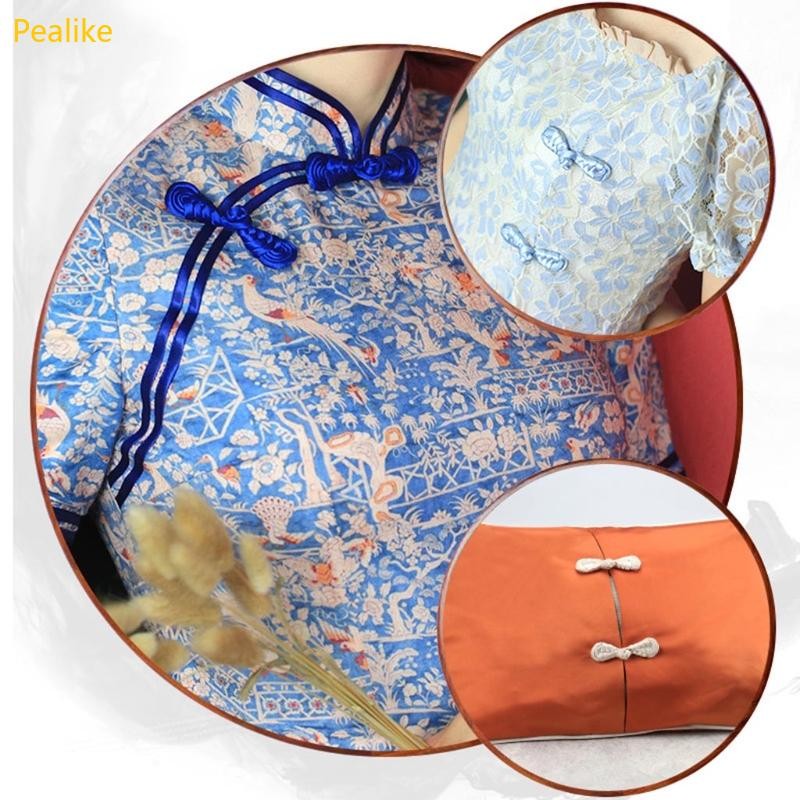 Pealike จีน Cheongsam Buttons10 คู่เสื้อกันหนาวผ้าพันคอผ้าคลุมไหล่อุปกรณ์เสริมสําหรับ DIY คนรักปัจจุ