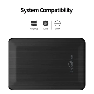 Unionsine HDD 2.5 "ฮาร์ดไดรฟ์ภายนอกแบบพกพา 1TB 500GB 320GB 250GB USB3.0 Storage สําหรับ PC Mac Desktop MacBook TV
