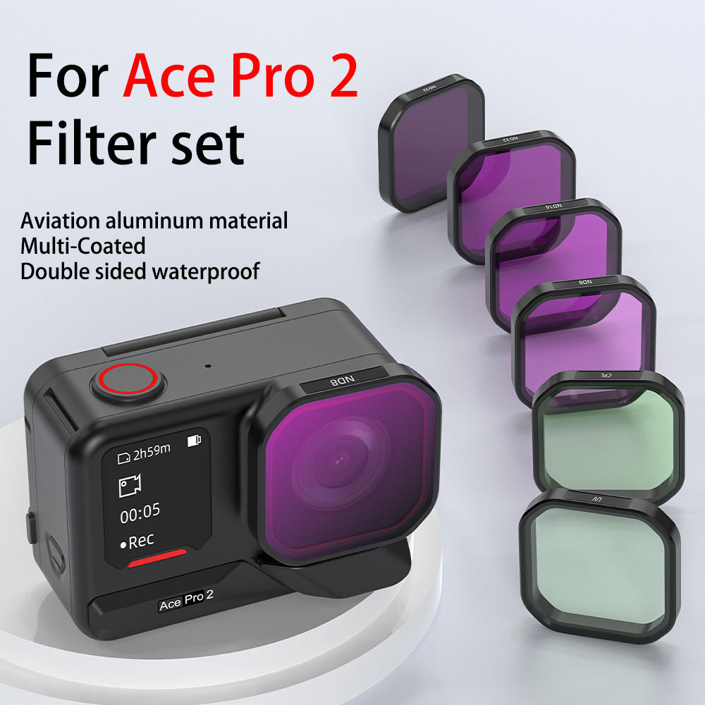 สําหรับ Insta360 Ace Pro2 กรอง UV กระจกป้องกัน CPL Polarizer Motion กล้อง ND Dimming อุปกรณ์เสริมเลนส์กล้อง