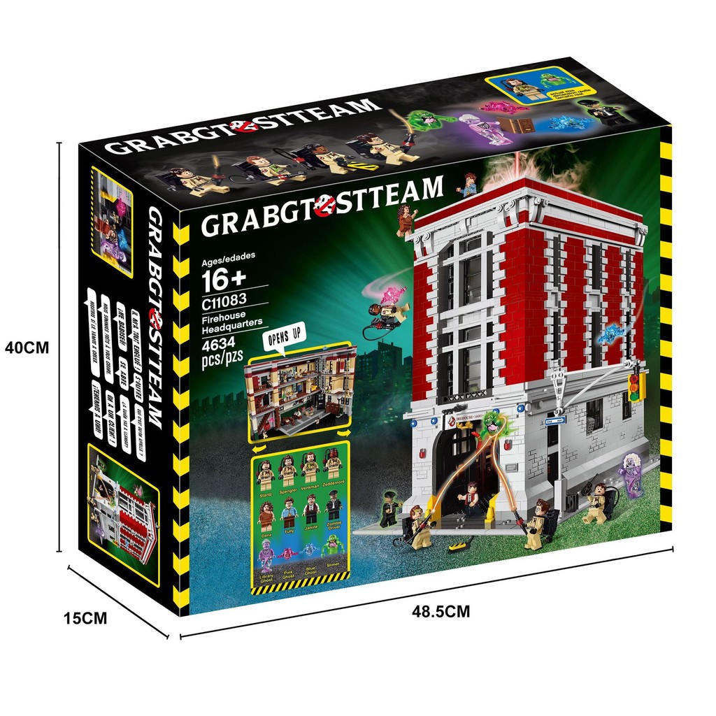 ของเล่นสำนักงาน Ghostbusters - เข้ากันได้กับ LEGO ซีรีย์ 75827 ของขวัญเด็กชาย