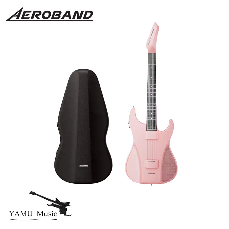AeroBand Air Band Guitar อัจฉริยะอิเล็กทรอนิกส์เล่นและร้องเพลงกีตาร์ไร้เชือกกึ่งอัตโนมัติการปิดกั้นแ