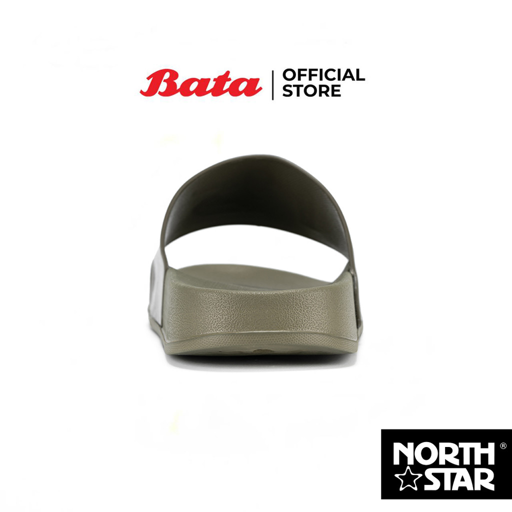 Bata บาจา North Star รองเท้าแตะแบบสวมน้ำหนักเบา ลุยน้ำ สำหรับผู้ชาย รุ่น PVC SLIDE สีเทา 8102111 สีโอลีฟ 8107111
