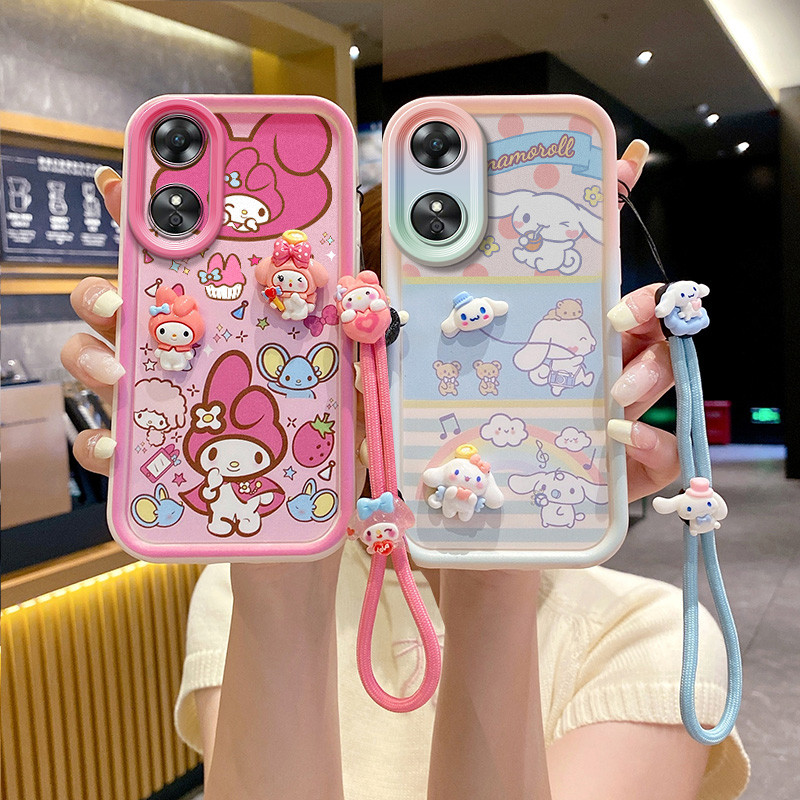 เคส oppo a17 เคส oppo a17k เคสโทรศัพท์ตุ๊กตา 3D น่ารักสําหรับเคส oppo a17 เคส .