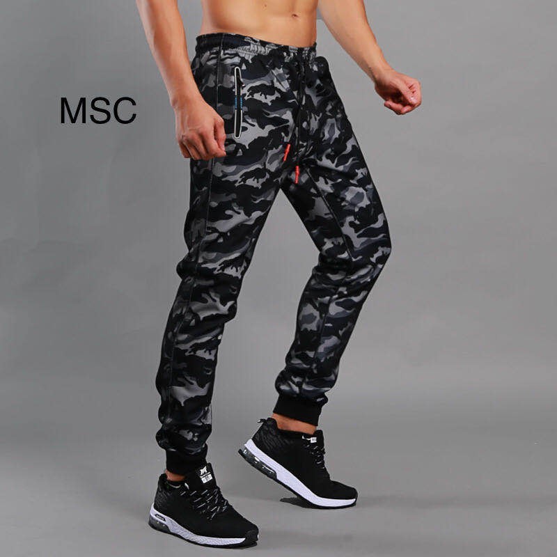 กางเกง Jogger Pants กางเกงลำลองลายพราง กางเกงกีฬาชาย FNY 10834