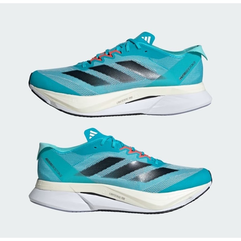 รองเท้าผ้าใบ adidas Adizero Boston 12 Lucid Cyan H03612 สำหรับผู้ชาย