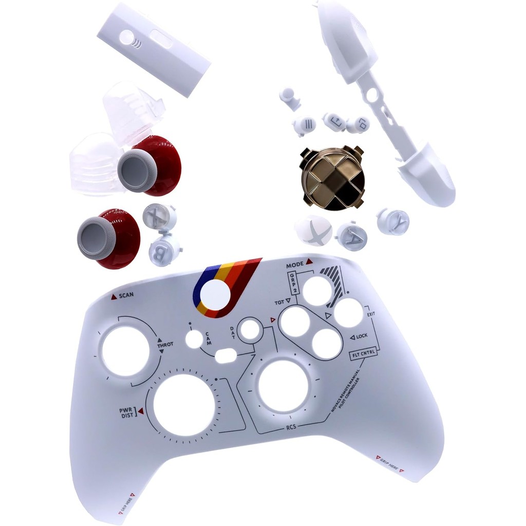 ด้านหน้า Faceplate พร้อมปุ่มกันชน Thumbstick D-Pad Housing Shell kit สําหรับ Xbox Series X|เอสคอนโทรลเลอร์