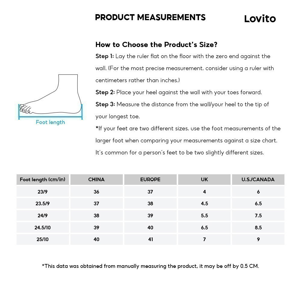 Lovito รองเท้าแตะส้นแบนกันลื่นพื้นนุ่มแบบเรียบง่ายสำหรับผู้หญิง LFA56356