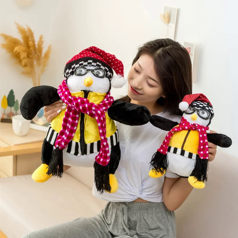 2Sizes Friends Joey's Friend Hugsy Plush Toys Cute Penguin Rachel Stuffed Dolls Toys for Children Ki