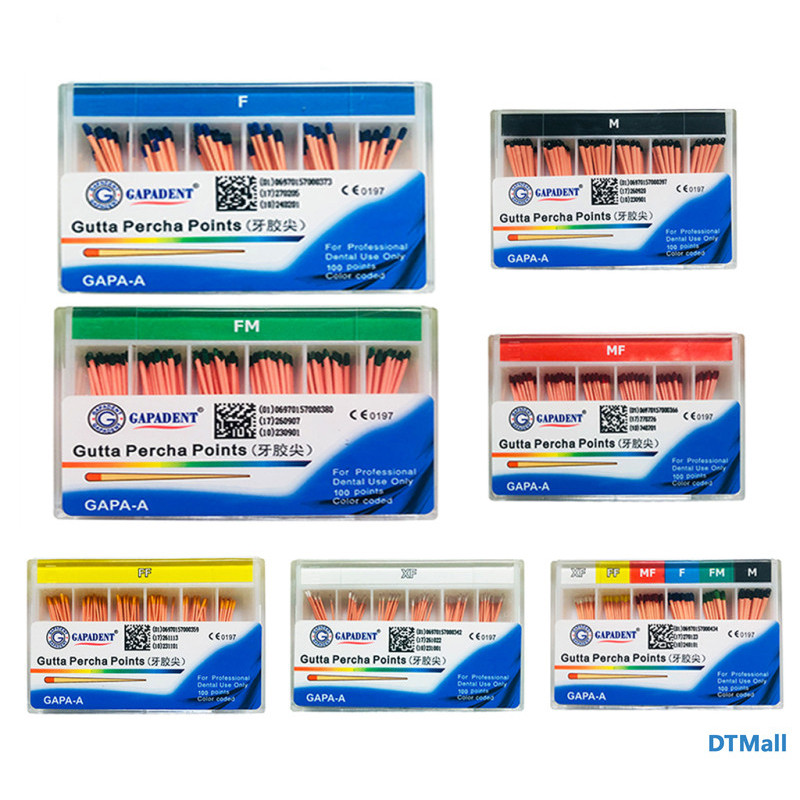 จัดส่งรวดเร็วทันตกรรมเฉพาะ Gutta Percha Points Endo Greater XF-M F FF