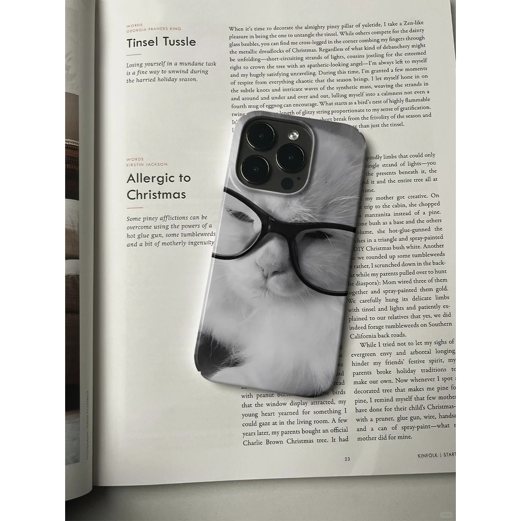 เคสโทรศัพท์แมวพร้อมกรอบแว่นตาสีดำสำหรับ iPhone 16 Pro Max XS MAX 15 Pro 13 Pro Max 12 Pro Max 14 Pro 7/8 Plus 13 Pro 15 Pro Max XS 16 Plus ซิลิโคน 11 เคสแข็งกันกระแทก