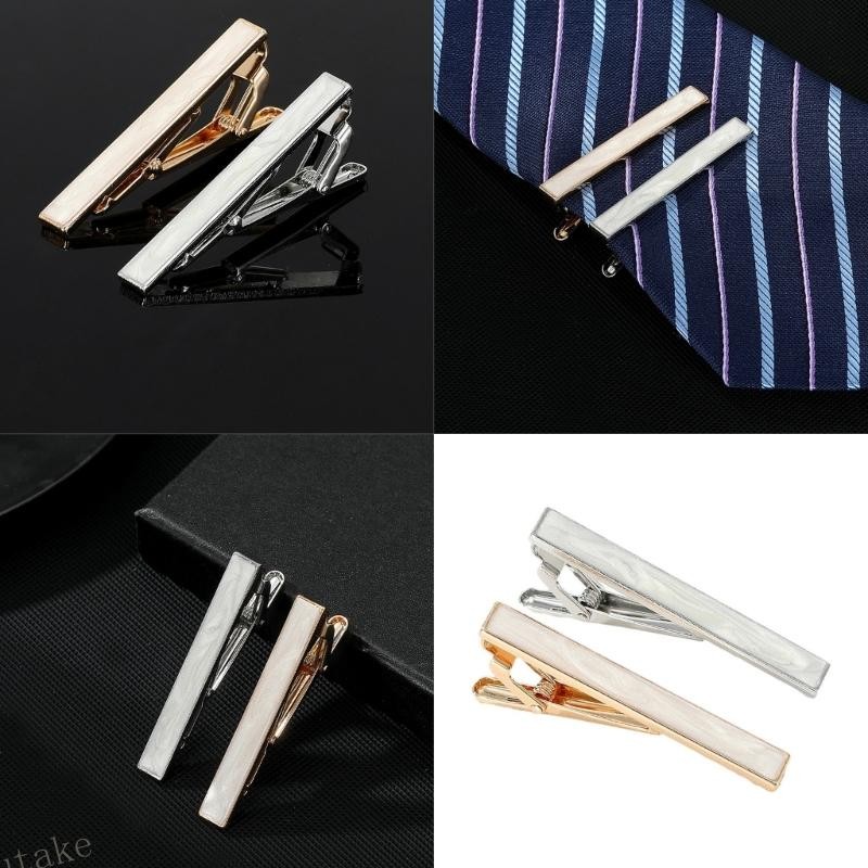 Uki Mens Tie Bar เสื้อตกแต่ง Tie Pins ธุรกิจ Tie Clip วันพ่อปัจจุบัน
