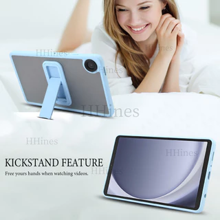 สําหรับ Samsung Galaxy Tab A9 8.7 นิ้ว SM-X110 X115 A9 + A9 Plus X210 X216B 11 Tab A8 10.5 SM-X200 Tab S6 Lite A7 Lite T220 Matt อะคริลิค Hard กลับแท็บเล็ตมือถือ Brack