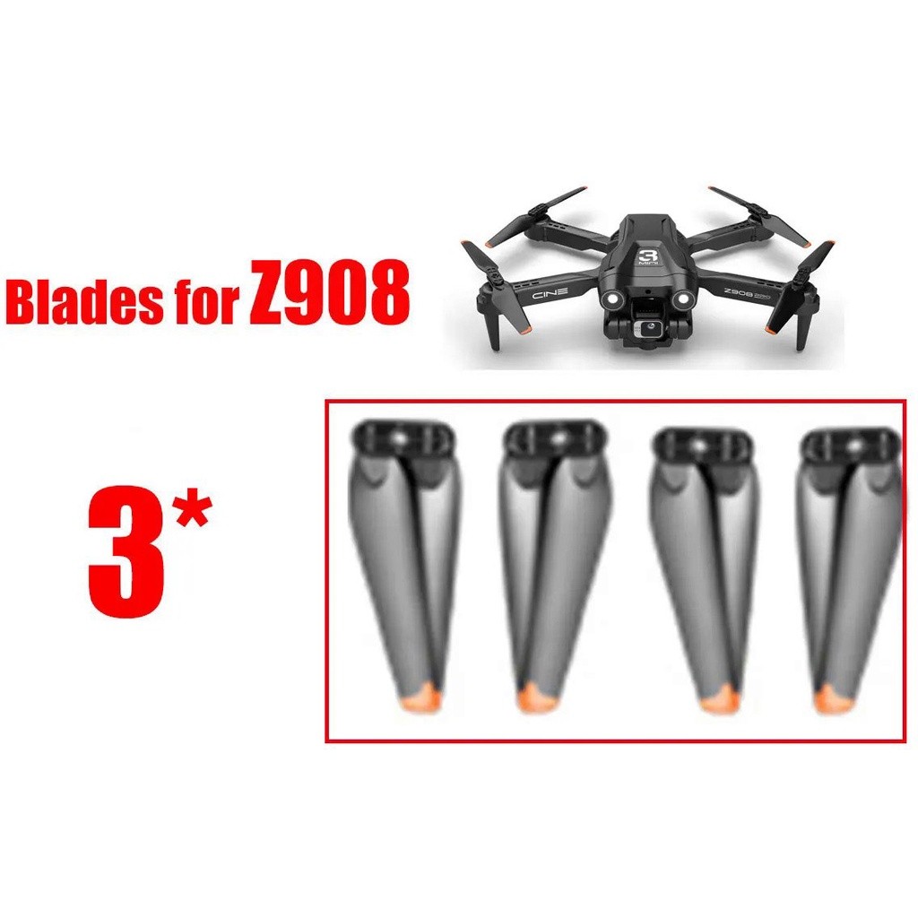 3คู่ L900 Z908ใบพัด Props ใบมีดสำหรับ RG107 K9 RG106 Drone น้ำหนักเบา Win