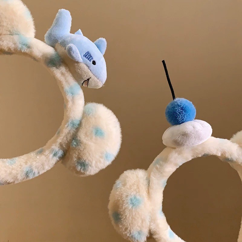 ที่คาดผมตุ๊กตาฉลาม ลายการ์ตูนน่ารัก ที่คาดผม เครื่องประดับผม แฟชั่นมาใหม่ - รูปที่ 2