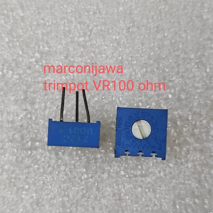 AS01 trimpot VR100 ohm สีน้ําเงิน
